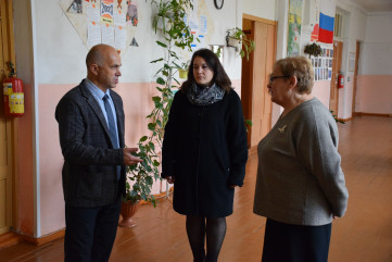 глава Краснинского района посетил Глубокинскую школу - фото - 3