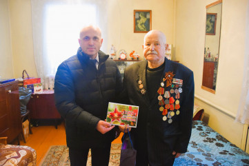 накануне Дня защитника Отечества поздравили ветерана Великой Отечественной войны - фото - 1