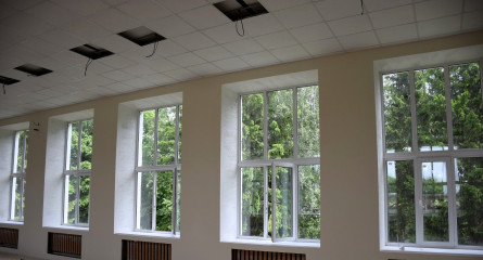 в Краснинской средней школе продолжается капитальный ремонт - фото - 3