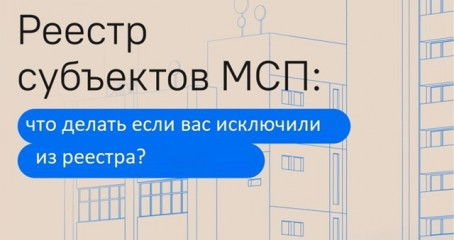 субъект малого и среднего предпринимательства исключен из реестра, что делать - фото - 1