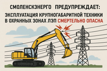смоленский филиал «Россети Центр» предупреждает о необходимости соблюдения правил работы автомобильного транспорта в охранных зонах линий электропередачи - фото - 1