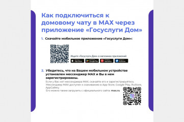 как подключиться к домовому чату в МАХ через приложение «Госуслуги Дом» - фото - 3
