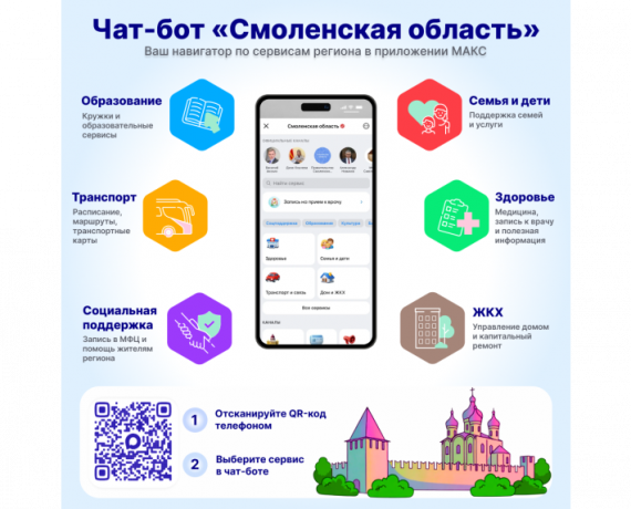единый сервис Смоленской области в мессенджере МАКС - фото - 1