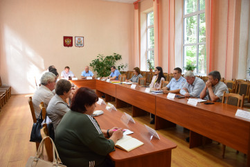 глава района провел заседание штаба по оказанию содействия избирательным комиссиям Краснинского района Смоленской области - фото - 1