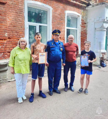 в Краснинском районе наградили участников соревнований «Школа безопасности» - фото - 4